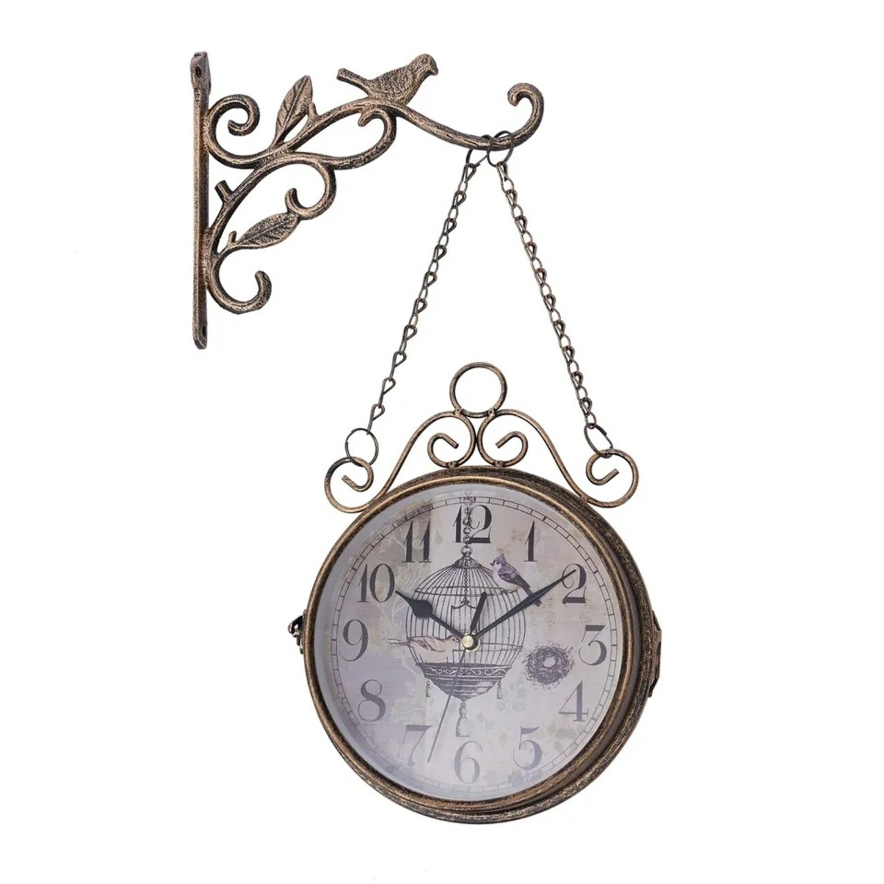 Gentral Station Retro Wall Clock Hanging Clock Garden Room Decoration Clock